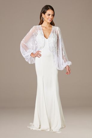 Lara Gillian Beaded Bridal Jacket | David's Bridal